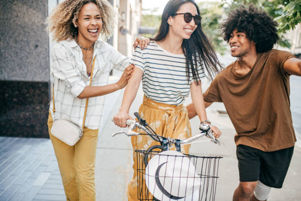 istock Bike and friends 1172836034