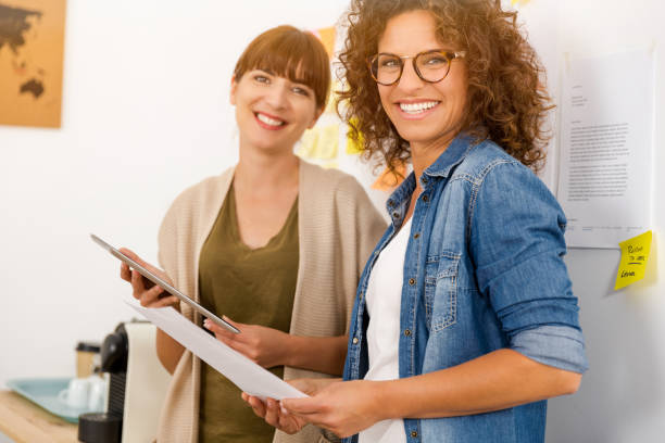 istock Two businesswoman working together 1172844210