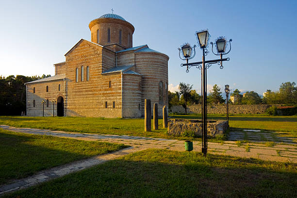 istock Old temple in Abkhazia 117284851