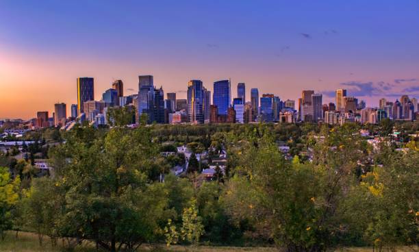 istock Vibrant Calgary City Sunrise 1172855376