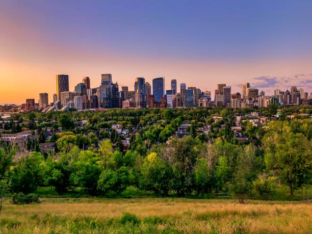 Calgary Urban Skyline stock photo