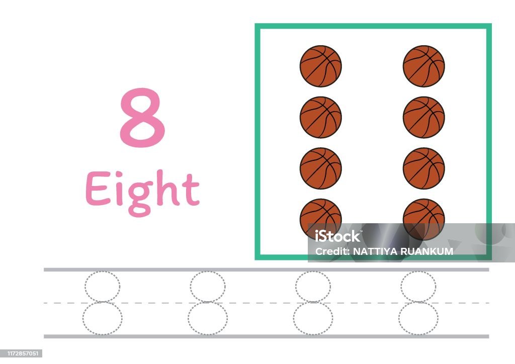 Number Tracing And Writing Tracing Worksheet For Kindergarten Learning Number With Cartoon Number Tracing And Writing Tracing Worksheet For Kindergarten Learning Number With Cartoon