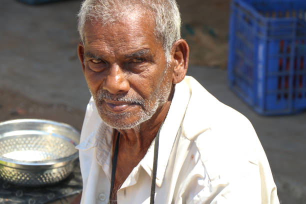 istock Indian Aged Person Posing to Camera 1172857129