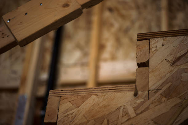 istock Construction job site stair build Framed building 1172859131