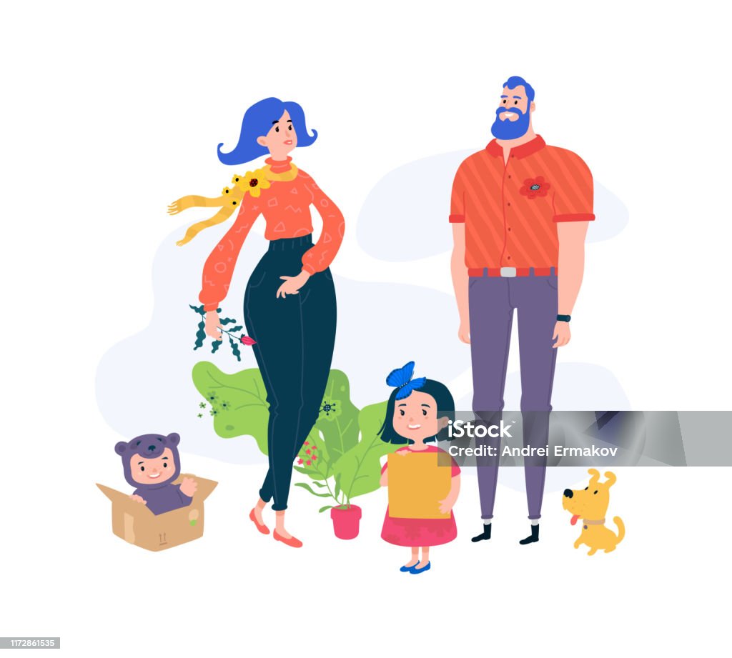 Ilustración de Familia De Dibujos Animados Ilustración De Personajes Divertidos Papá Mamá Y Los Niños Héroes Para Una Juguetería Estilo Plano Héroes Y Mascotas Para Artículos Familiares y más Vectores Libres de Ilustración de Familia De Dibujos Animados Ilustración De Personajes Divertidos Papá Mamá Y Los Niños Héroes Para Una Juguetería Estilo Plano Héroes Y Mascotas Para Artículos Familiares y más Vectores Libres de