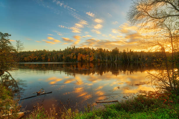 Sunset at Jay Cooke State Park Minnesota