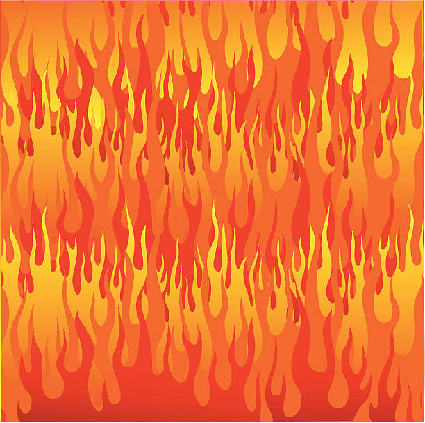 FLAMES backGROUND hell background flame designs stock illustrations