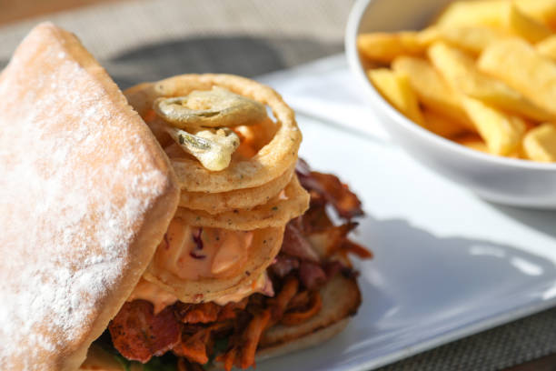 istock Burgers and fries. 1172879738