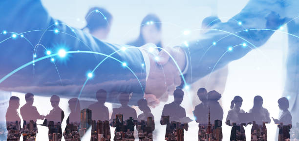 istock Business network concept. Business connection. 1172880050