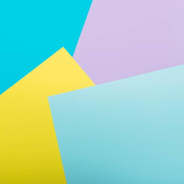 istock Pattern of geometric yellow, blue and pink background. Minimalism 1172884701