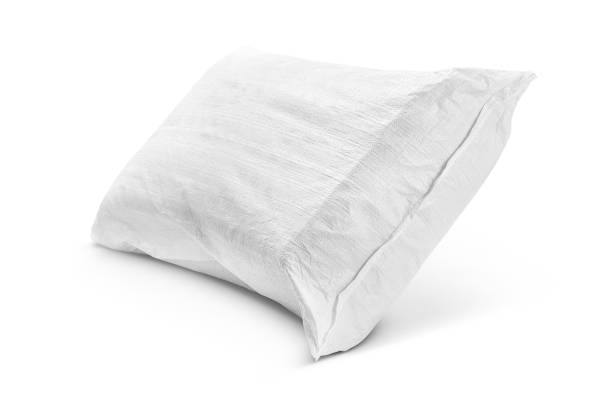 istock sand bag or white plastic canvas sack for rice or agriculture product 1172889195