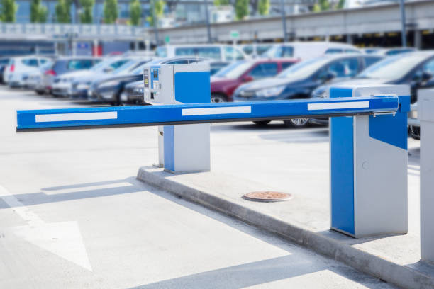 istock Barrier on the car parking 1172893914