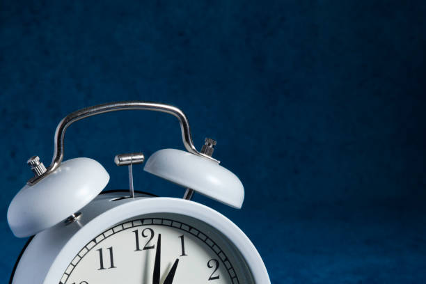 istock white vintage alarm clock fragment 1172894095
