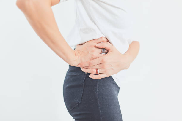 istock Hip, back and spinal problems in adult ages. 1172909529