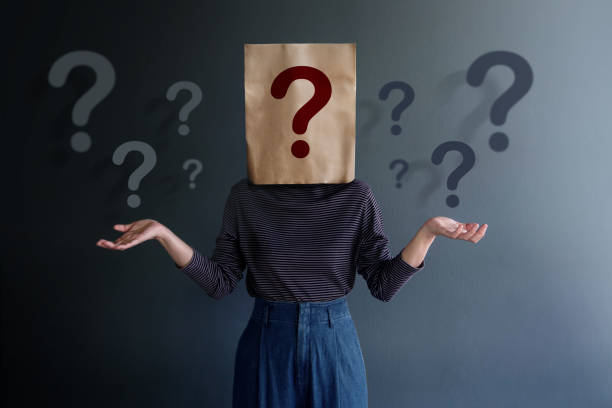 istock Marketing Strategy and Business Relationship Concept. Know Your Customer. Young Client on Covered Bag with Many Question Marks 1172910914