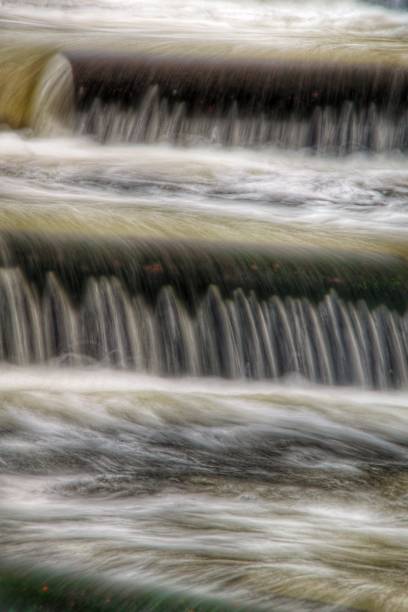 istock Water cascading over rocks, The River Tavy, Plymouth 1172911749