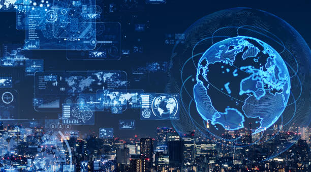 istock Smart city and communication network concept. 5G. LPWA (Low Power Wide Area). Wireless communication. 1172913233