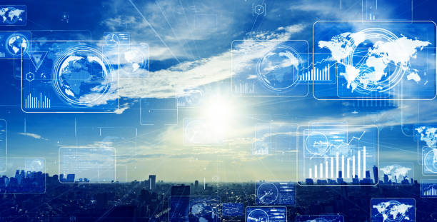 istock Smart city and communication network concept. 5G. LPWA (Low Power Wide Area). Wireless communication. 1172913237