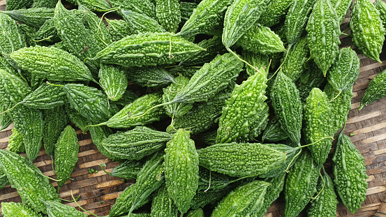 Bitter gourd green vegetable herbal for anti-oxidant