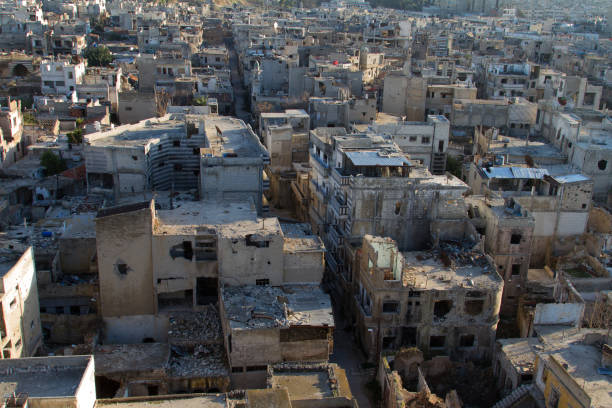 istock Destroyed Homs centre, Syria 1172917623