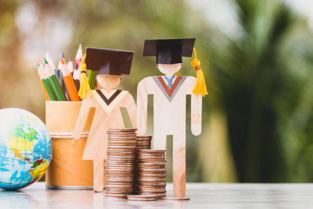 istock Idea investment for education learning scholaship financial fee,model people with model global in university knowledge achievement for study abroad international,grant payments made to support student 1172918115