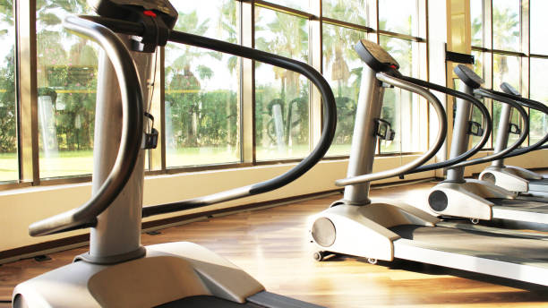 istock Treadmill in the gym 1172921435