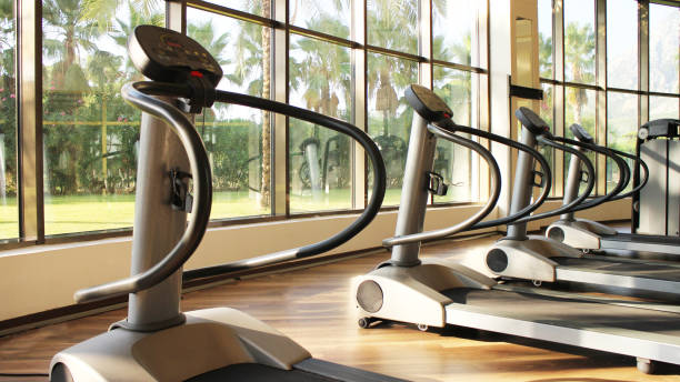 istock Treadmill in the gym 1172921976