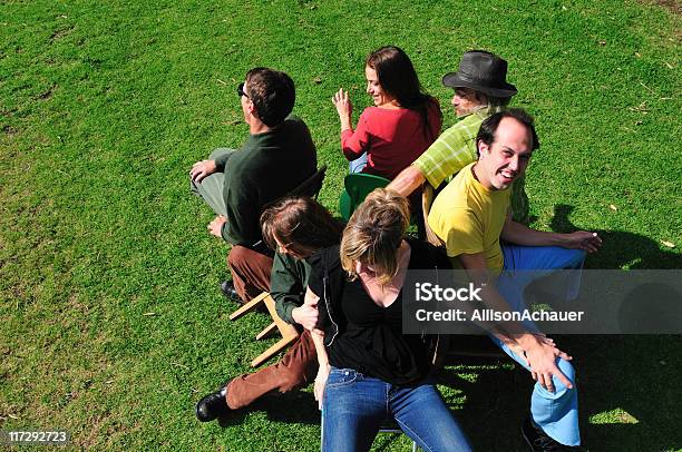 Musical Chairs Stock Photo - Download Image Now - Chair, Leisure Games, Music