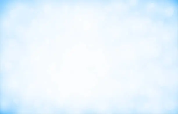 Vector illustration of Soft light blue and white coloured bling horizontal backgrounds stock vector illustration. Xmas winter white and blue coloured stock background