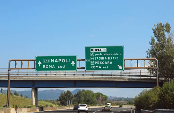 istock italian road sign on motorway 1172939975