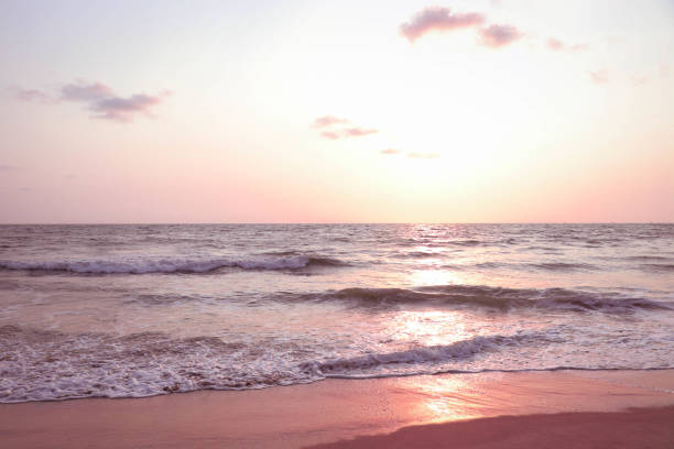 istock beautiful ocean at sunset background 1172941194