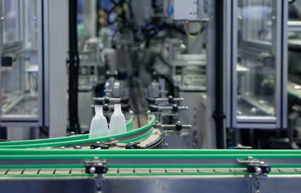 istock Picture of the plastic industrial machine that is working. 1172942674