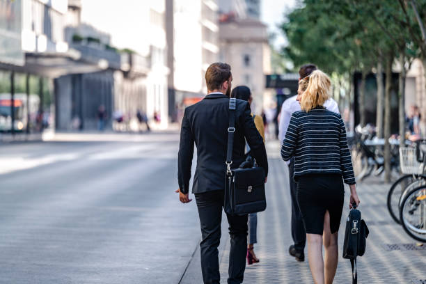 istock Business people talking on the street 1172945106
