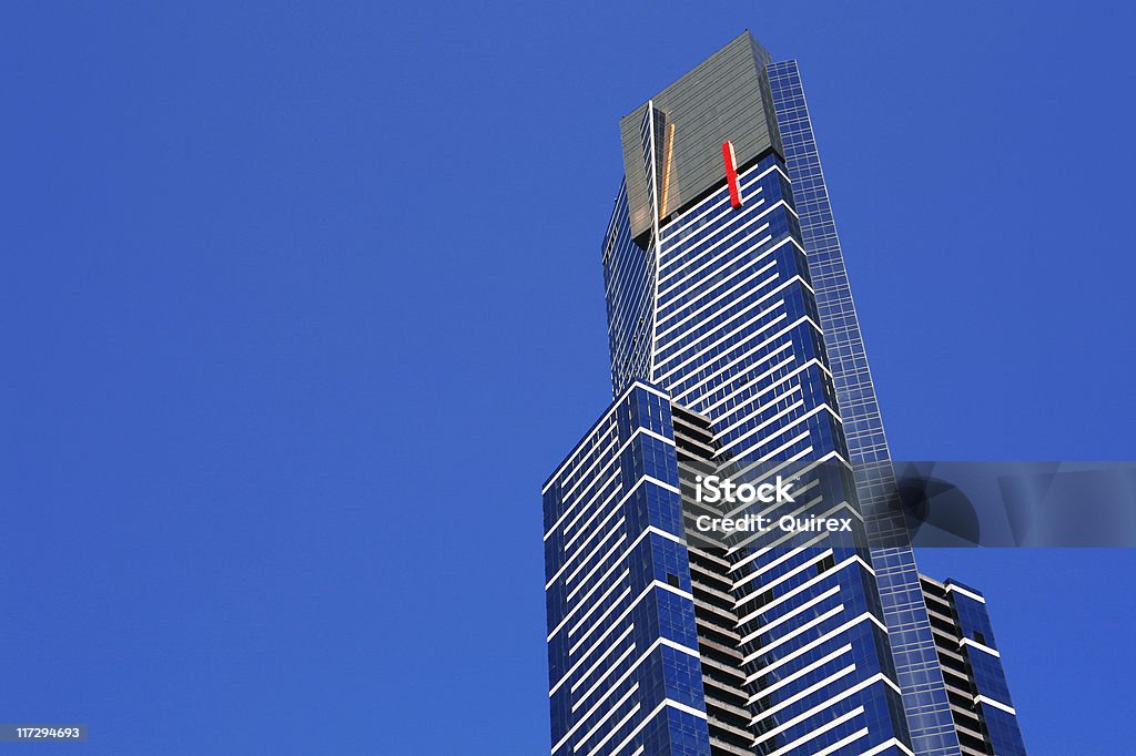 Gratte-ciel bleu - Photo de Eureka Tower libre de droits