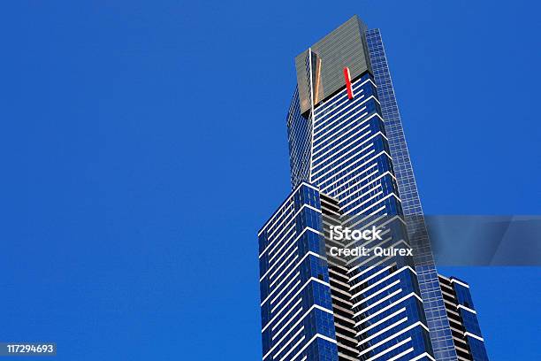 Photo libre de droit de Gratteciel Bleu banque d'images et plus d'images libres de droit de Eureka Tower - Eureka Tower, Melbourne - Australie, Bâtiment vu de l'extérieur
