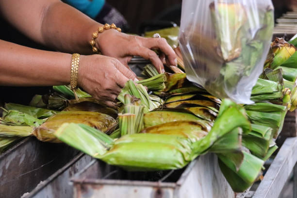 istock Khmer Street food called Nom Krouk 1172949625