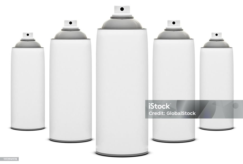 Formation de Spray Cans - Photo de Bombe aérosol libre de droits