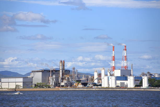 istock Okayama city along Asahi river,Japan 1172953113