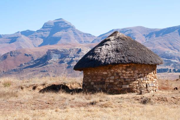 House of stones in Lesotho