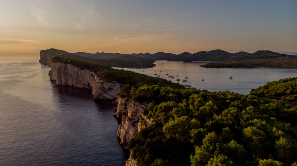 Telašćica Telašćica nature park cliffs dugi otok island stock pictures, royalty-free photos & images