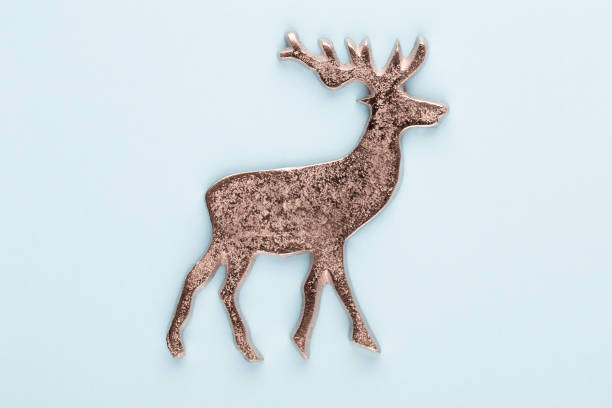 istock Christmas decor. Christmas decorations on pastel background. Flat lay, top view, copy space. 1172971035