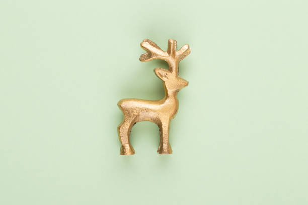 istock Christmas decor. Christmas decorations on pastel background. Flat lay, top view, copy space. 1172971131