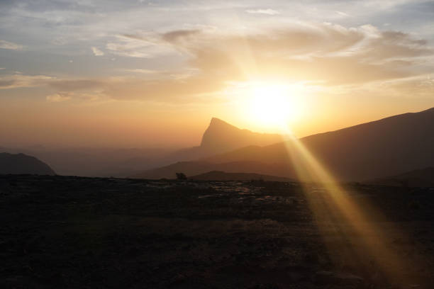 istock Sunset in the mountains 1172972360
