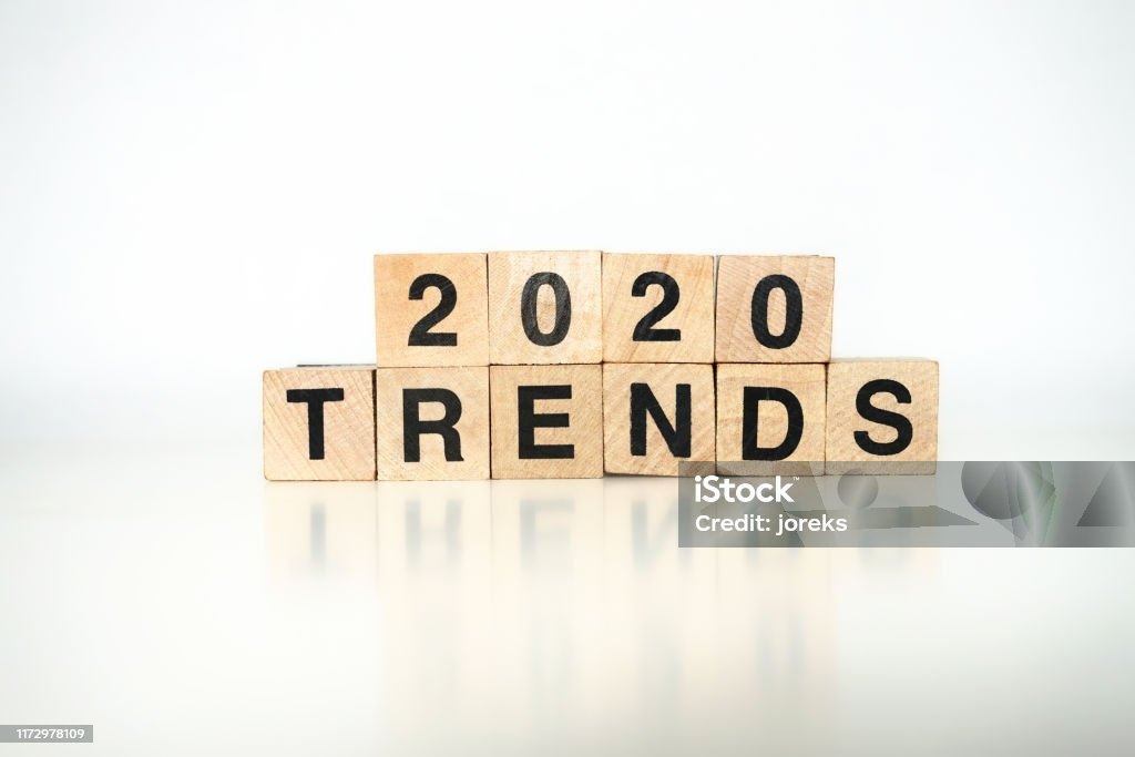 Trends 2020 - Lizenzfrei 2020 Stock-Foto