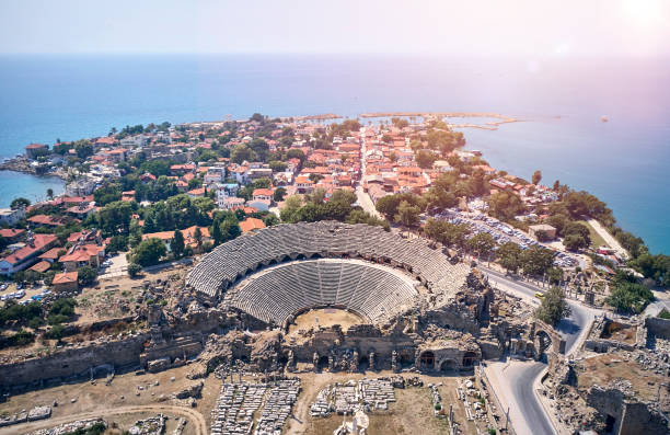 istock top view of the ancient amphitheater 1172981410
