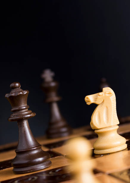 istock Chess photographed on a chessboard 1172993776