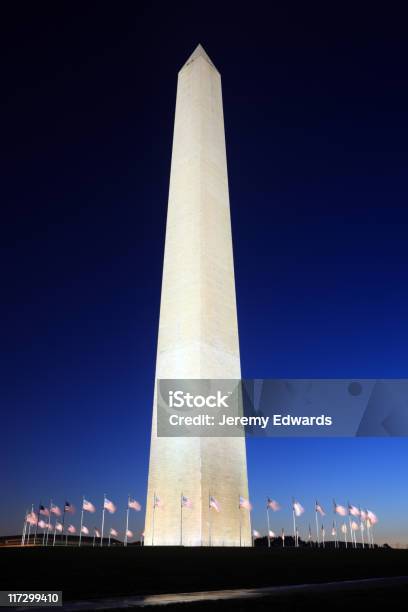 Washington Monument Dc Stockfoto und mehr Bilder von Abenddämmerung - Abenddämmerung, Amerikanische Flagge, Blau