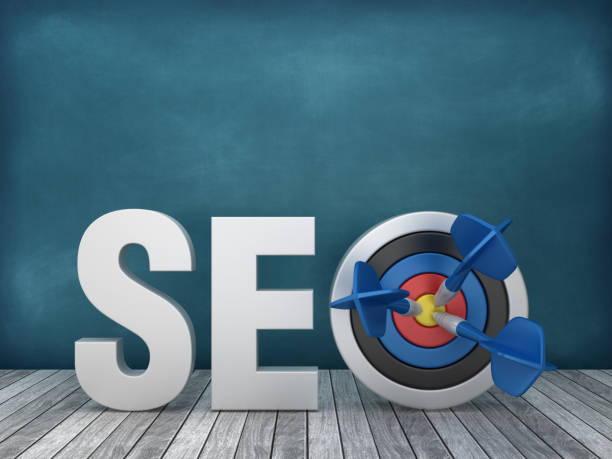 istock 3D Word SEO with Target on Chalkboard Background - 3D Rendering 1172996896