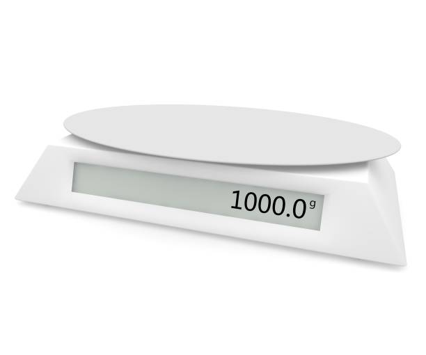 istock Electronic scales show 1000 grams, on a white isolated background. There is a free space for your design 1172998039