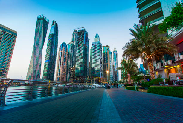 istock Dubai Marina sunset, United Arab Emirates 1173004044